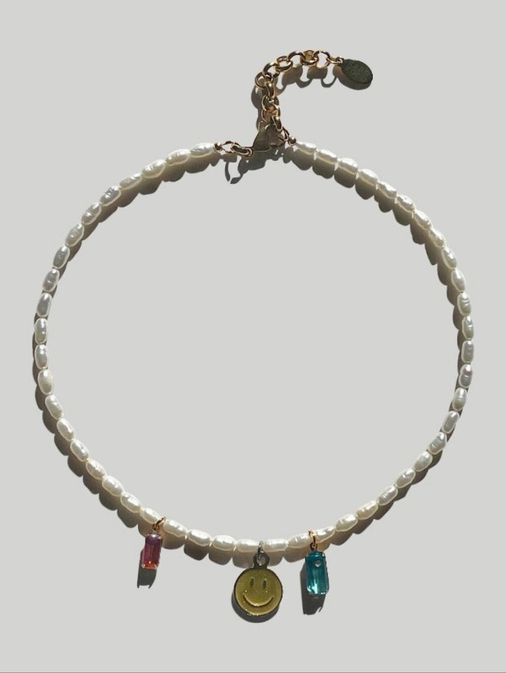 NEW Karo Koru Smiley Pearl Necklace